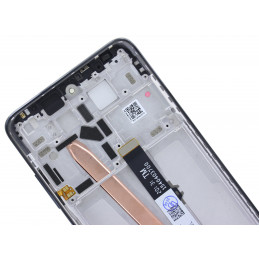 Góra tyłu LCD Zamiennik Xiaomi Poco X3 pro Z ramką Czarny