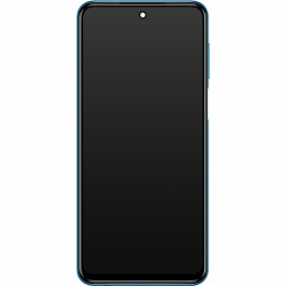 Przód Ekranu Oryginalny Service Pack Xiaomi Note 9S Z ramką Niebieski