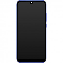 Przód Ekranu Oryginalny Service Pack Xiaomi Note 7 Z ramką Niebieski