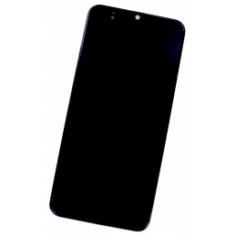 Przód Ekranu Zamiennik Samsung Galaxy M31 Z ramką Czarny