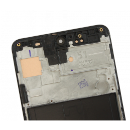 Góra tyłu LCD Zamiennik Samsung Galaxy A51 Z ramką Czarny