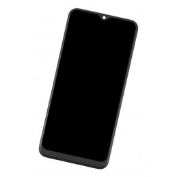 Przód Ekranu Zamiennik Samsung Galaxy A20 Z ramką Czarny