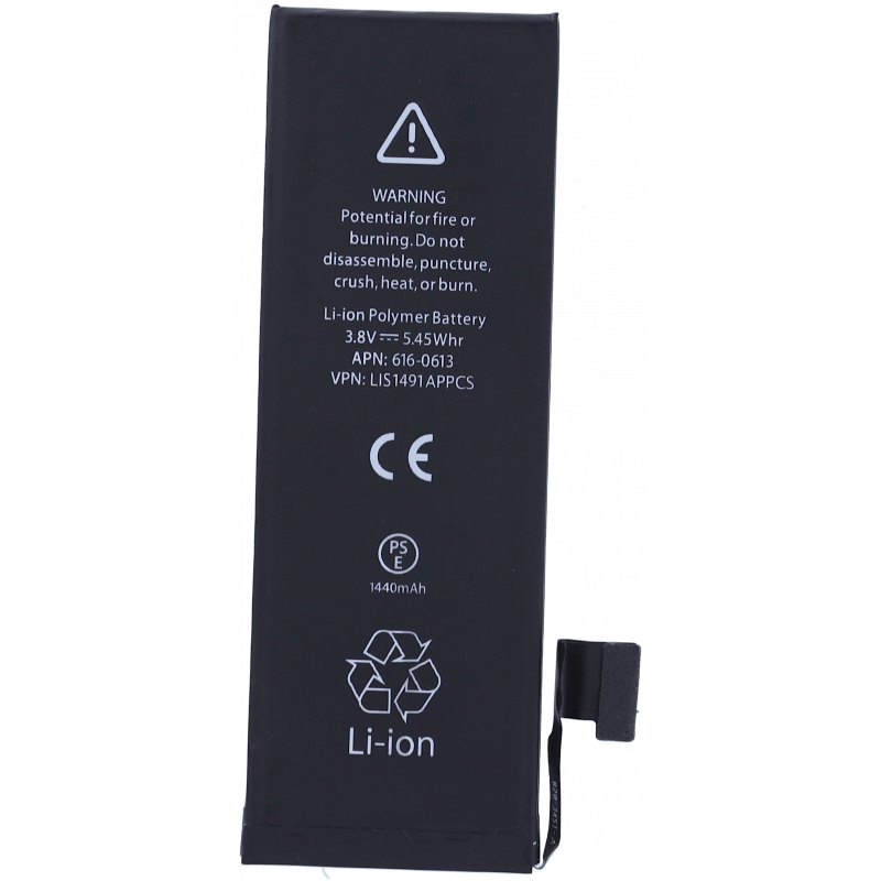 Przód Baterii Zamiennik iPhone 5 1440 mAh