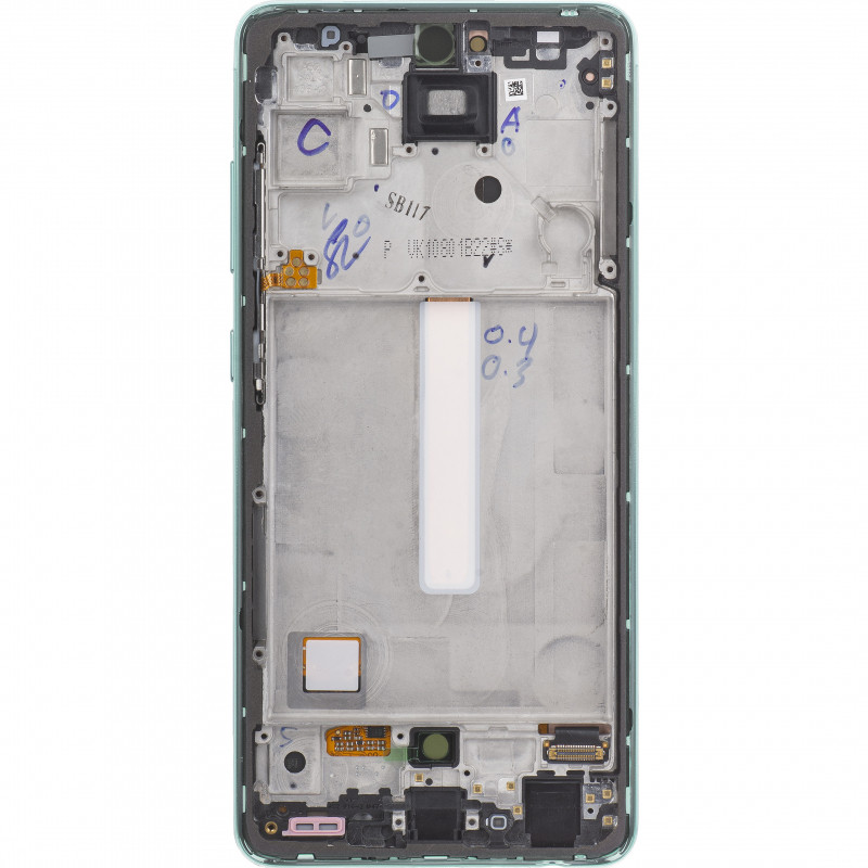 Tył Oryginalny Service Pack Samsung Galaxy A52s 5G Z ramką Zielony Tył Oryginalny Service Pack Samsung Galaxy A52s 5G Z ramką Zielony