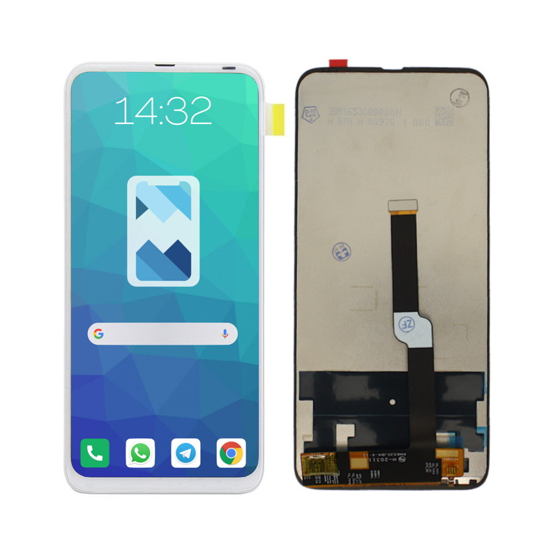 Przód i tył Wyświetlacza Zamiennik Motorola One Fusion Plus Bez ramki biały