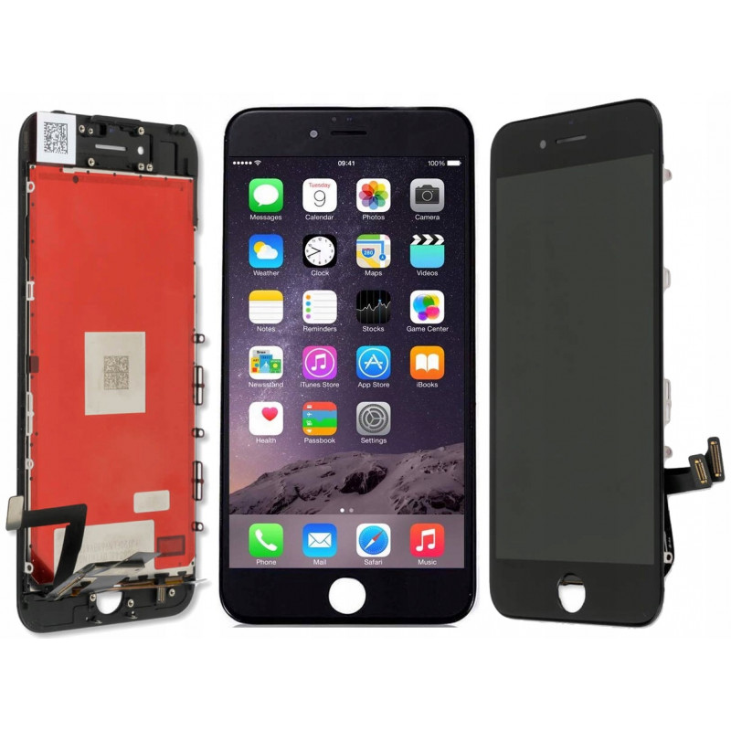 Przód i tył Wyświetlacza Zamiennik iPhone 7 Z ramką Czarny