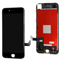Góra tyłu LCD Zamiennik iPhone 7 Z ramką Czarny