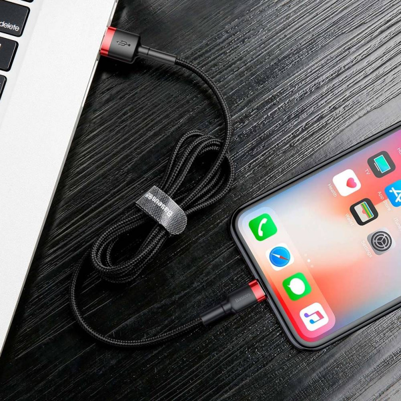 Baseus Kabel Do Iphone 13|12|11|Xs|Xr|X|8|7|6|5| 1m Baseus Kabel Do Iphone 13|12|11|Xs|Xr|X|8|7|6|5| 1m