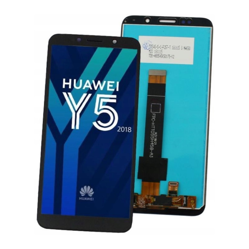 Przód i tył Wyświetlacza Zamiennik Huawei Y5 2018 Bez ramki Czarny