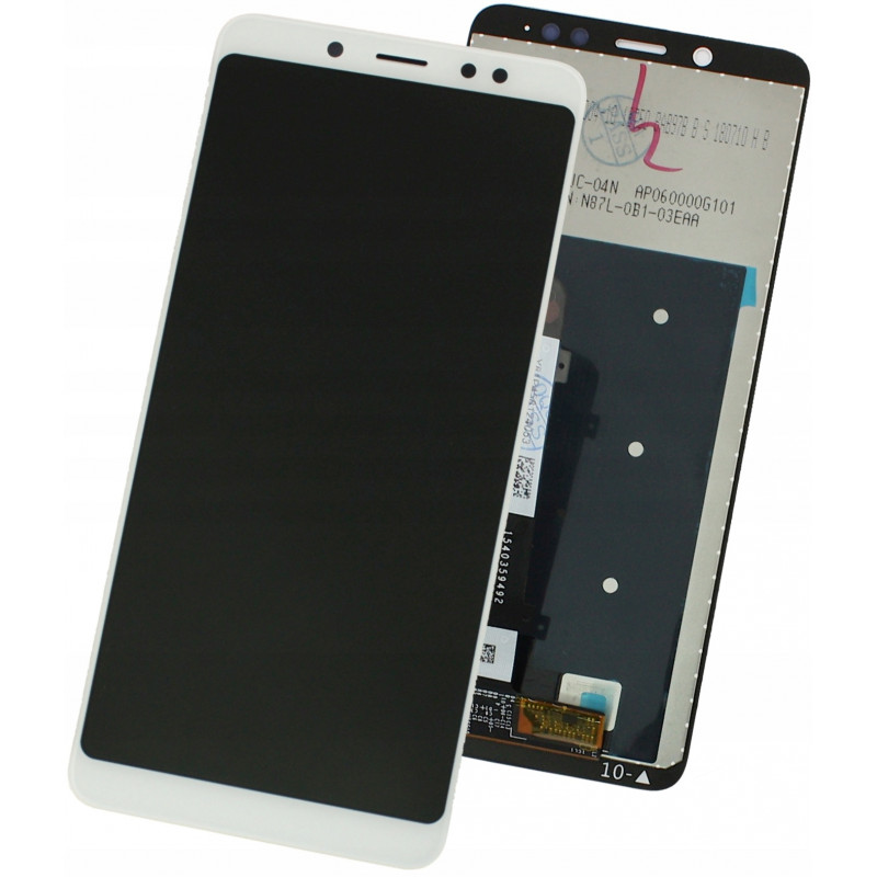 Przód i tył Wyświetlacza Zamiennik Xiaomi Redmi Note 5 Bez ramki biały