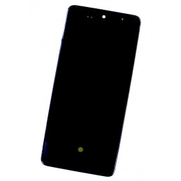 Przód Ekranu Zamiennik Samsung Galaxy A51 Z ramką Czarny