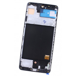 Tył Zamiennik Samsung Galaxy A51 Z ramką Czarny