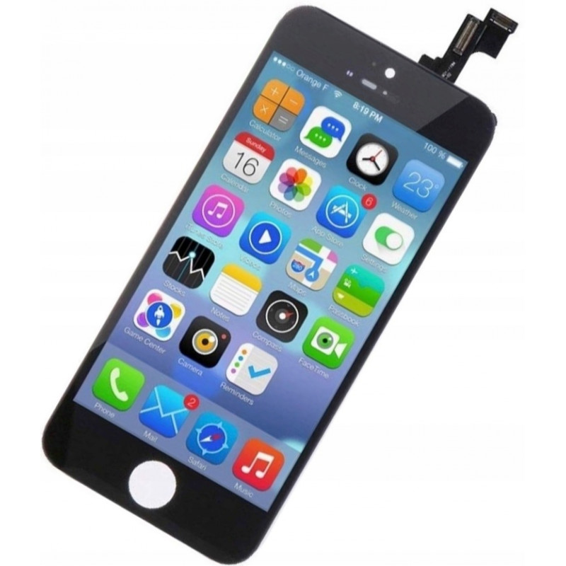 Przód i tył Wyświetlacza Zamiennik iPhone 5s /SE Z ramką Czarny