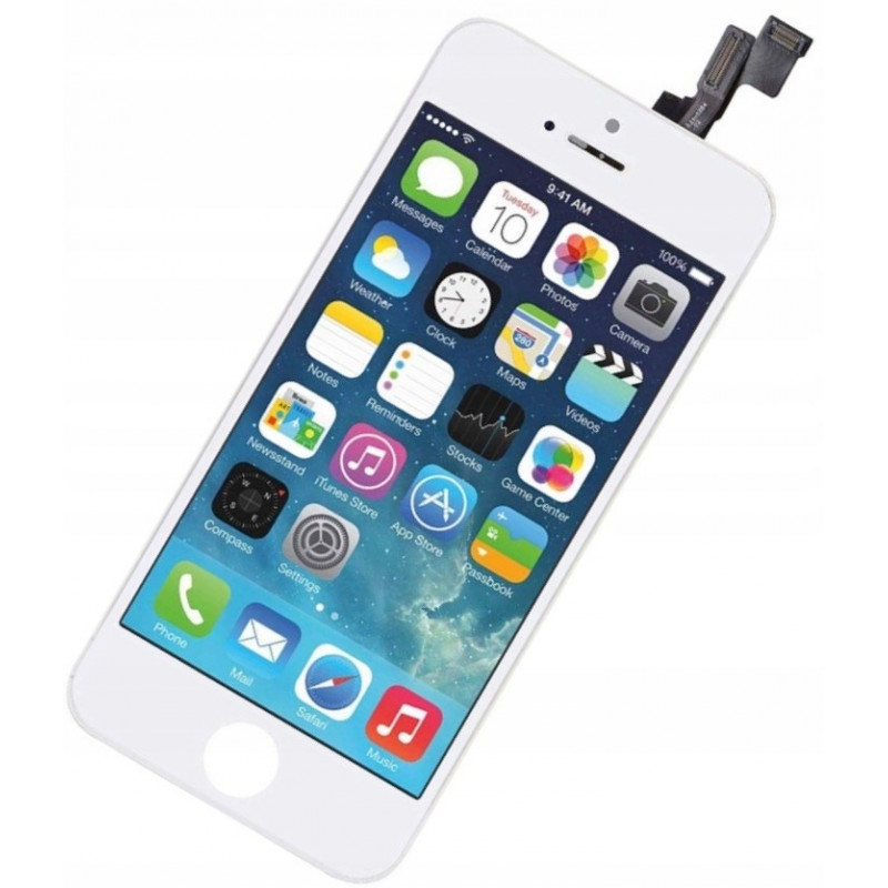 Przód i tył Wyświetlacza Zamiennik iPhone 5s / Se Z ramką biały