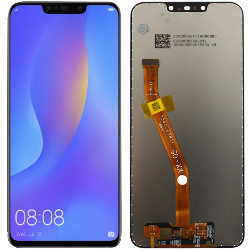 Przód i tył Wyświetlacza Zamiennik Huawei P smart Plus Bez ramki Czarny