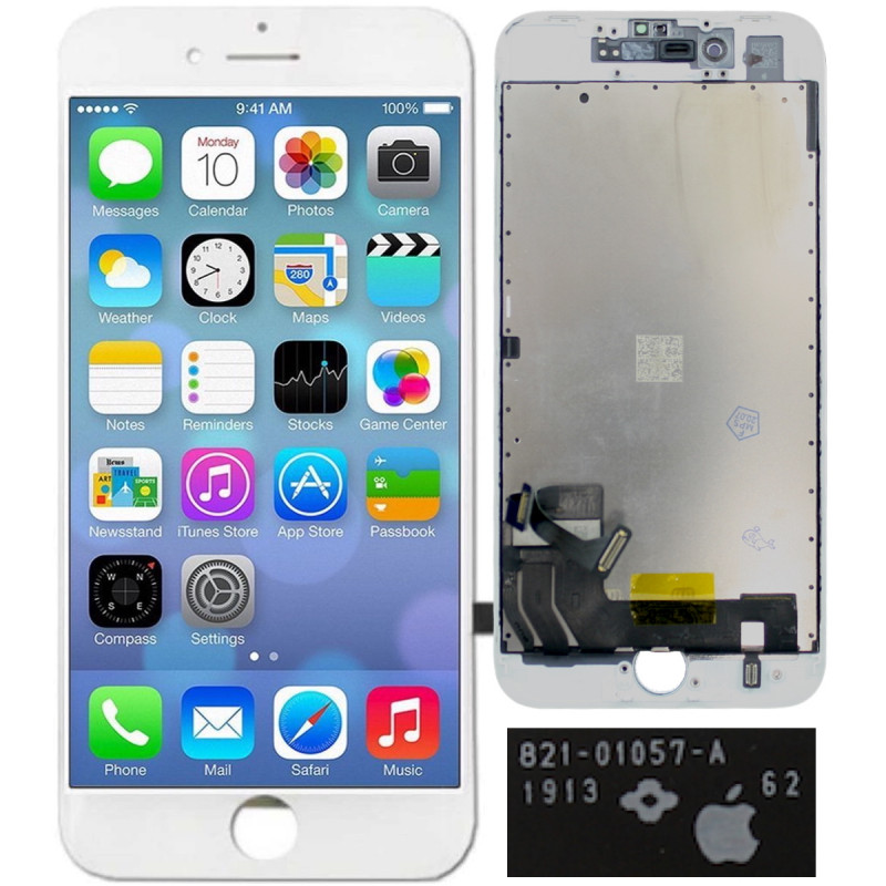 Przód i tył Wyświetlacza Refurb iPhone 8 Z ramką biały