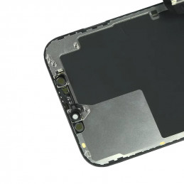 Góra tyłu LCD Zamiennik iPhone 12 / 12 Pro Z ramką Czarny