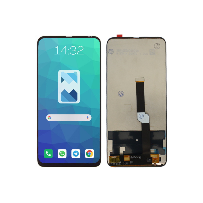 Przód i tył Wyświetlacza Zamiennik Motorola One Fusion Plus Bez ramki Czarny