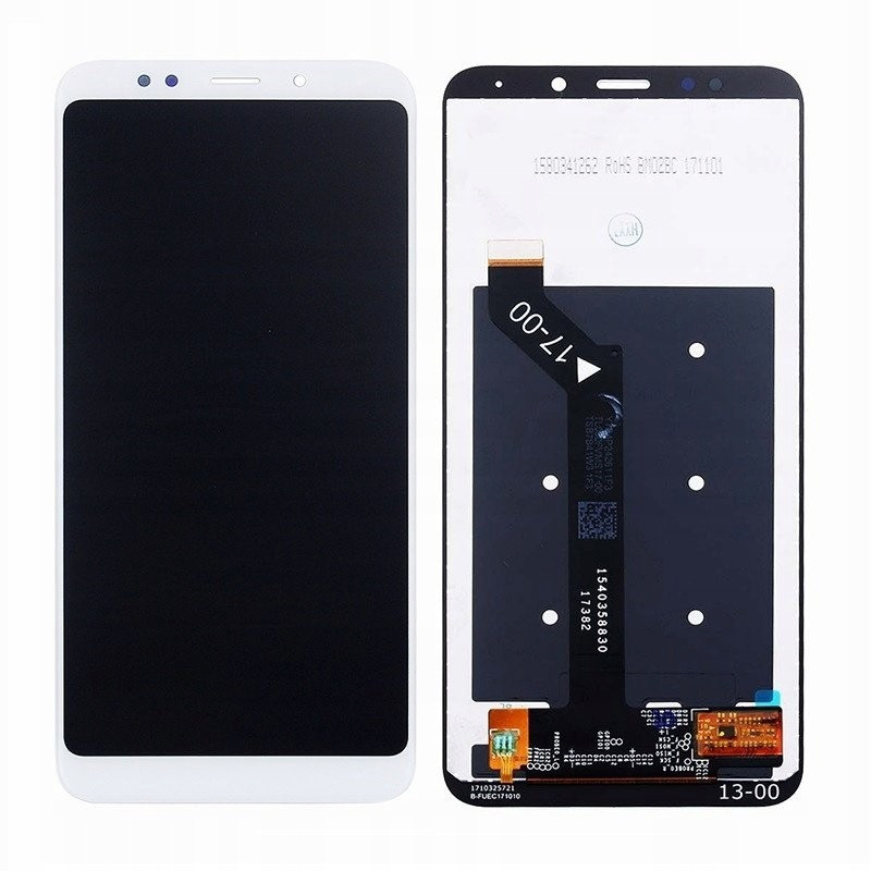 Przód i tył Wyświetlacza Zamiennik Xiaomi Redmi 5 Plus Bez ramki biały Przód i tył Wyświetlacza Zamiennik Xiaomi Redmi 5 Plus Bez ramki biały