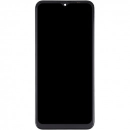 Przód Ekranu Oryginalny Service Pack Motorola G30 Z ramką Czarny