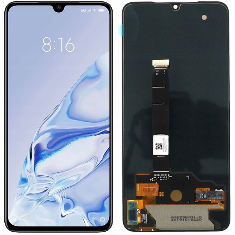 Przód i tył Wyświetlacza Zamiennik Xiaomi Mi 9 Bez ramki Czarny