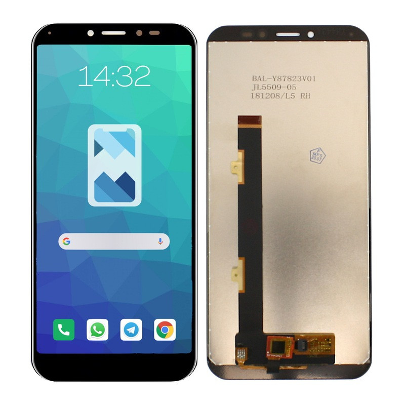 Przód i tył Wyświetlacza Zamiennik Alcatel 1S 2019 | 5024 Bez ramki Czarny