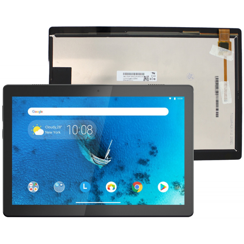 Przód i tył Wyświetlacza Zamiennik Lenovo Tab M10 Bez ramki Czarny