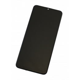 Przód Ekranu Zamiennik Huawei Y6P Z ramką Czarny