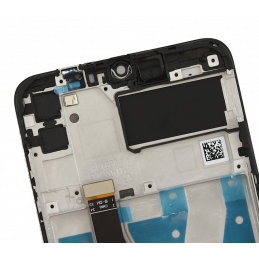 Góra tyłu LCD Zamiennik Huawei Y6P Z ramką Czarny