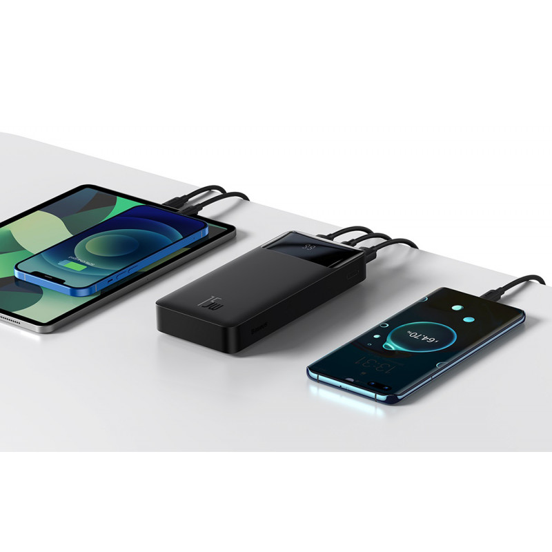 Baseus Power Bank 30000mah 3xusb Usb-c Pd 15W 3A Powerbank Baseus Power Bank 30000mah 3xusb Usb-c Pd 15W 3A Powerbank