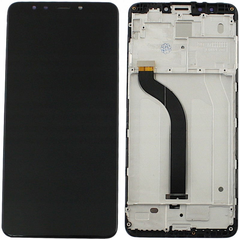 Przód i tył Wyświetlacza Zamiennik Xiaomi Redmi 5 Z ramką Czarny