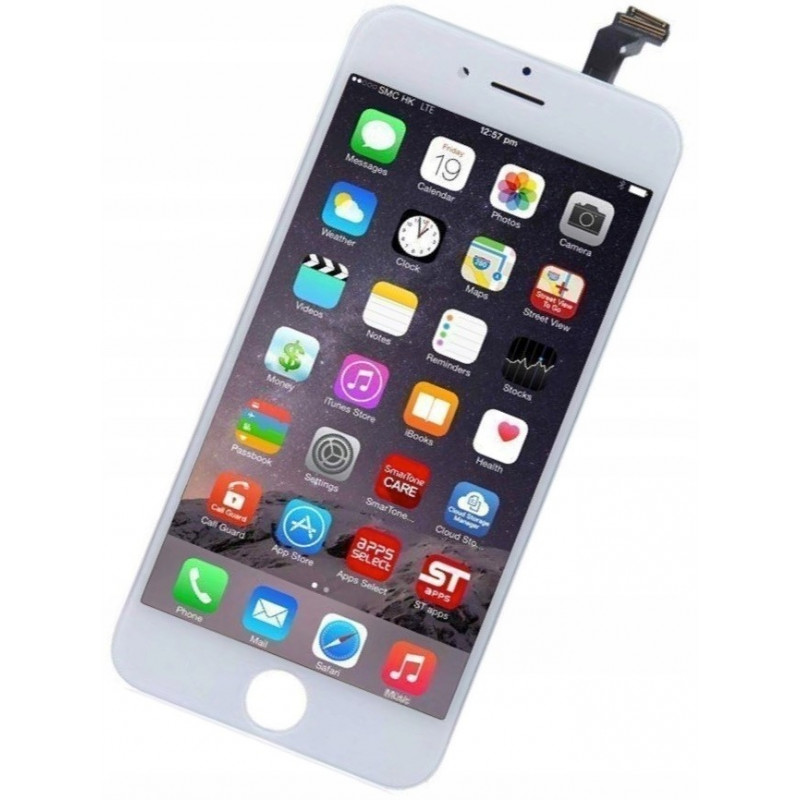 Przód i tył Wyświetlacza Zamiennik iPhone 6 Z ramką biały