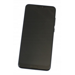 Przód Ekranu Zamiennik Huawei P20 Pro Z ramką Czarny