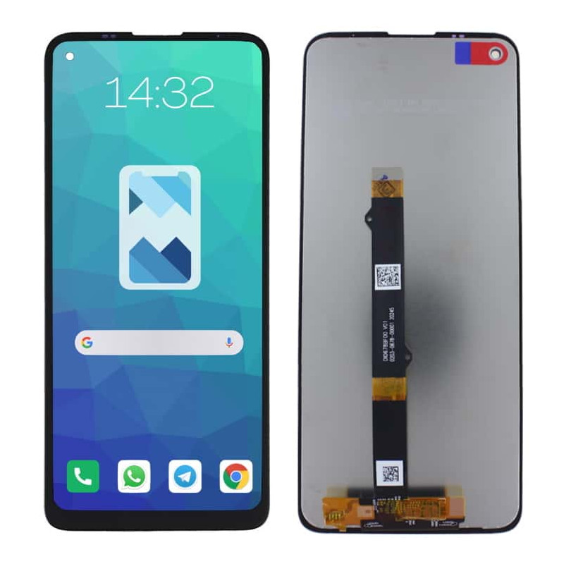 Przód i tył Wyświetlacza Zamiennik Motorola G9 Power Bez ramki Czarny
