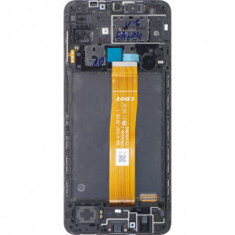Tył Oryginalny Service Pack Samsung Galaxy a12 Z ramką Czarny
