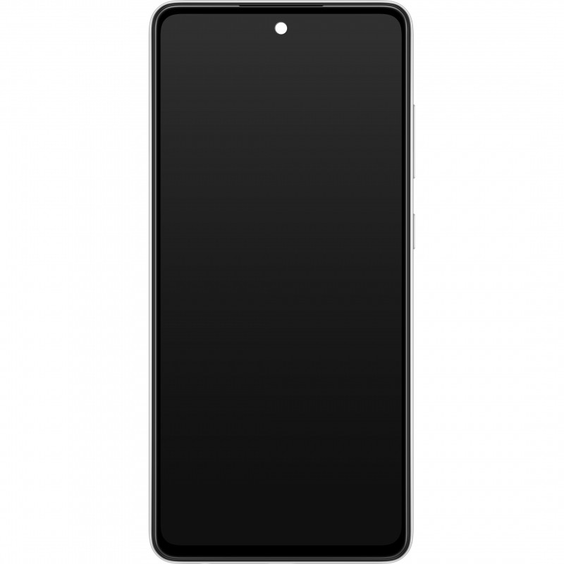 Przód Ekranu Oryginalny Service Pack Samsung Galaxy A52s 5G Z ramką biały Przód Ekranu Oryginalny Service Pack Samsung Galaxy A52s 5G Z ramką biały