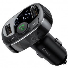 Transmiter Fm Bluetooth + Zestaw Głośnomówiący Usb Baseus CCTM-01 Transmiter Fm Bluetooth + Zestaw Głośnomówiący Usb Baseus CCTM-01