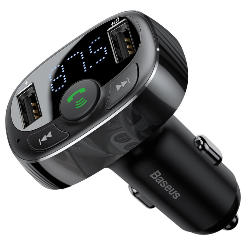 Transmiter Fm Bluetooth + Zestaw Głośnomówiący Usb Baseus CCTM-01 Transmiter Fm Bluetooth + Zestaw Głośnomówiący Usb Baseus CCTM-01