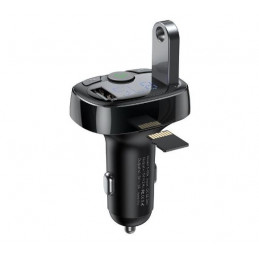 Transmiter Fm Bluetooth + Zestaw Głośnomówiący Usb Baseus CCTM-01 Transmiter Fm Bluetooth + Zestaw Głośnomówiący Usb Baseus CCTM-01