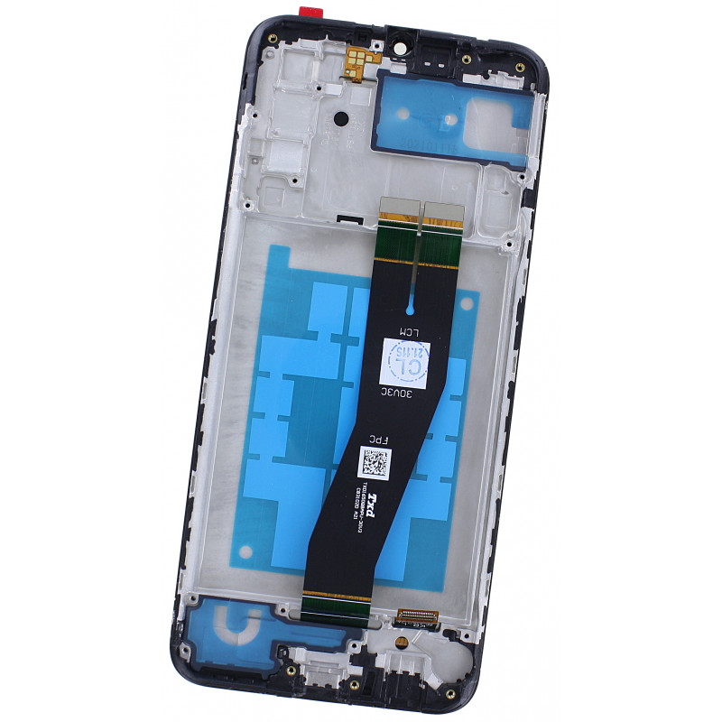 Tył Zamiennik Samsung Galaxy A02s Z ramką Czarny Tył Zamiennik Samsung Galaxy A02s Z ramką Czarny