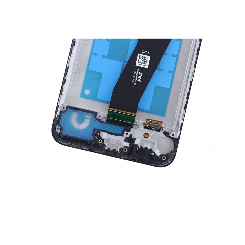 Dół tyłu Szybki Zamiennik Samsung Galaxy A02s Z ramką Czarny Dół tyłu Szybki Zamiennik Samsung Galaxy A02s Z ramką Czarny