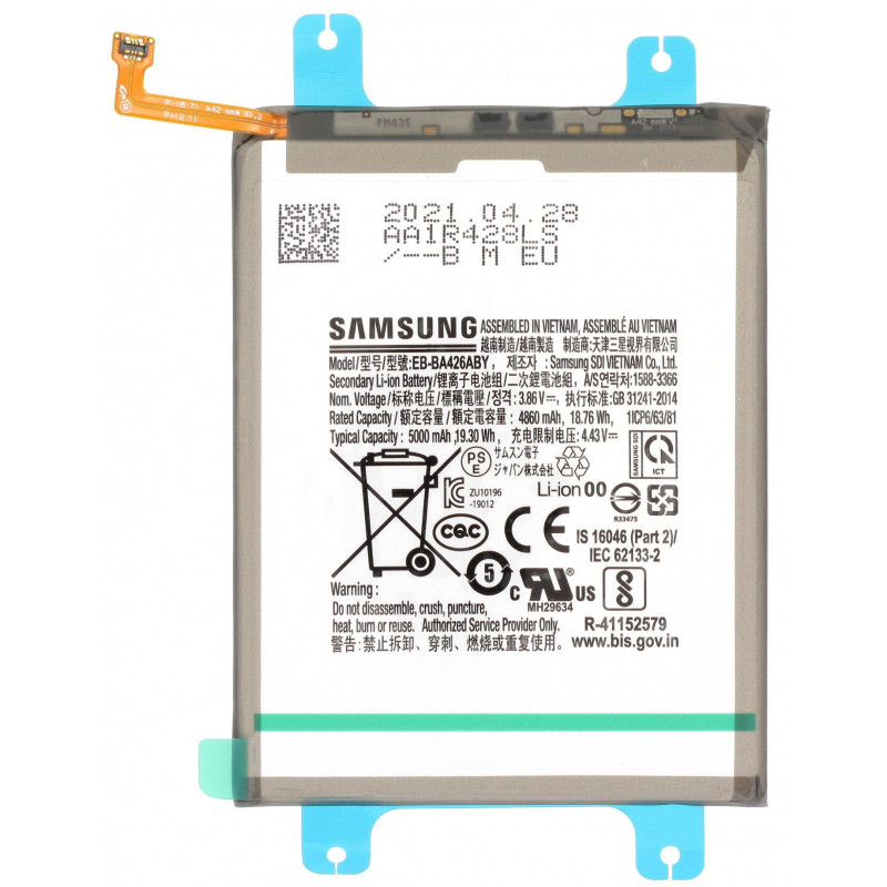 Przód Baterii Oryginał Samsung Galaxy A32 EB-BA426ABY 5000 mAh