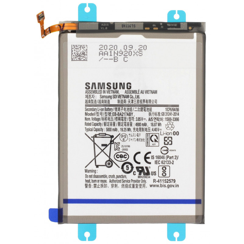 Przód Baterii Oryginał Samsung Galaxy A12 2021 EB-BG217ABY 5000 mAh