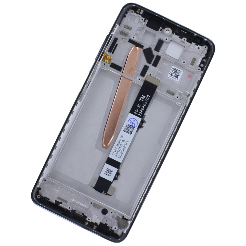 Tył Zamiennik Xiaomi Poco X3 Z ramką Czarny Tył Zamiennik Xiaomi Poco X3 Z ramką Czarny