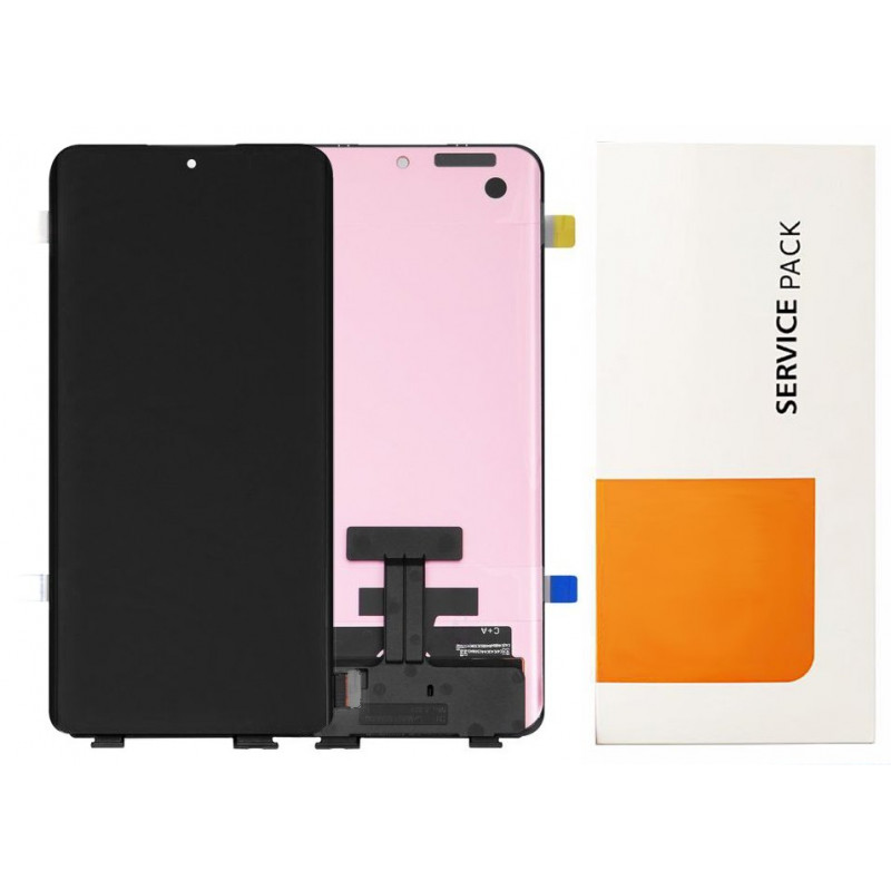Przód i tył Wyświetlacza Oryginalny OEM Xiaomi 12 Bez ramki Czarny