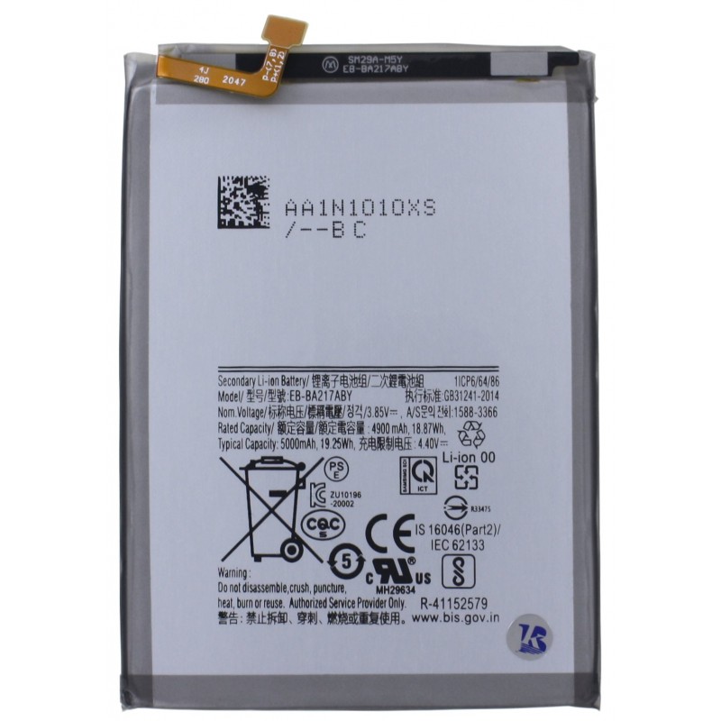 Przód Baterii Zamiennik Samsung Galaxy A13 EB-BG217ABY 5000 mAh