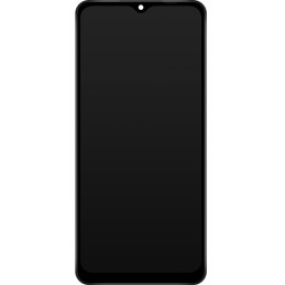 Przód Ekranu Oryginalny Service Pack Samsung Galaxy A12 A127 Z ramką Czarny