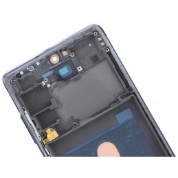 Góra tyłu LCD Zamiennik Samsung Galaxy S20 FE Z ramką Niebieski