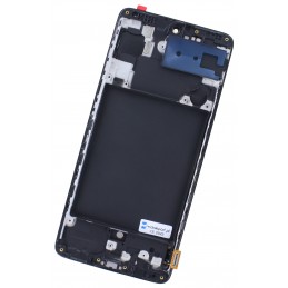 Tył Zamiennik Samsung Galaxy A71 Z ramką Czarny