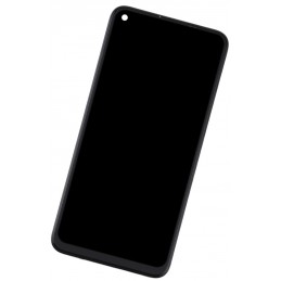 Przód Ekranu Zamiennik Samsung Galaxy A11 Z ramką Czarny